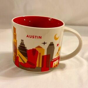 Starbucks Coffee You Are Here Austin Cup Mug 14 oz YAH Collectible